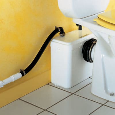 sanibroyeur pour remplacer des toilettes sans évacuation